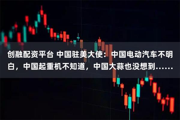 创融配资平台 中国驻美大使：中国电动汽车不明白，中国起重机不知道，中国大蒜也没想到……